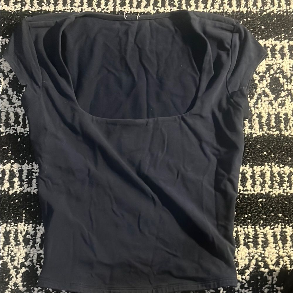 Garage Elegant Navy Women's Top